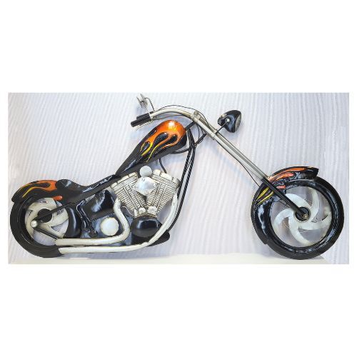 Retro Motor Siyah 55x100cm