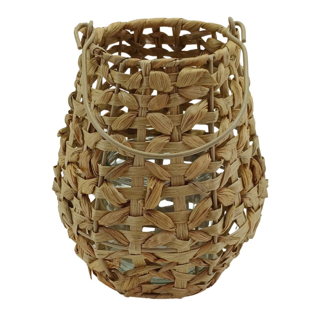 Hasır Mumluk 17x21cm