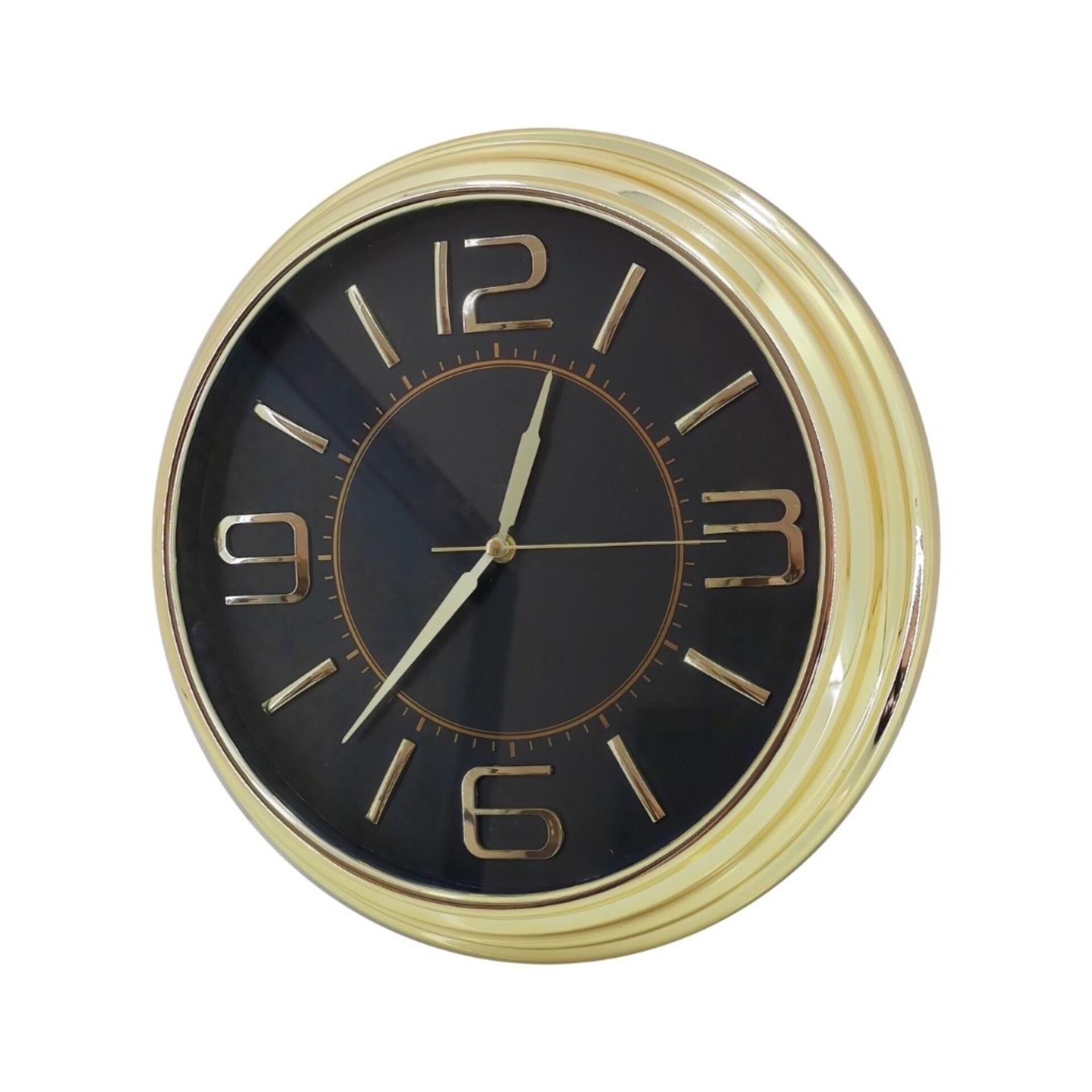 İnoks Geniş Saat Altın 38cm