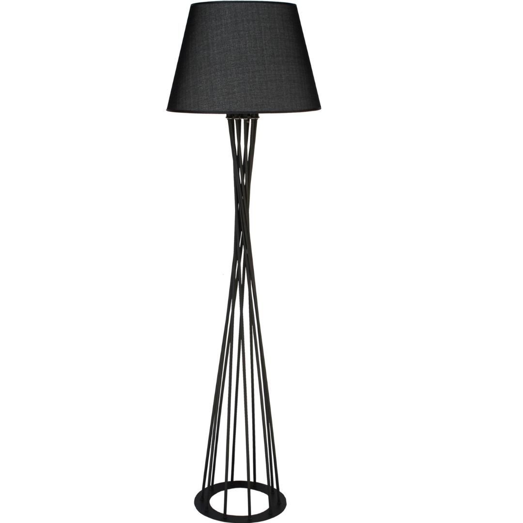 Spiral Siyah Lambader 45x155cm