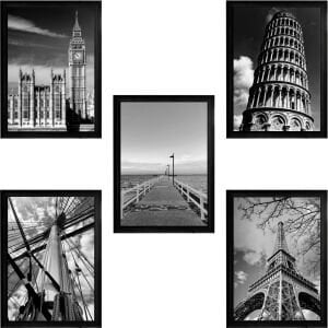 UV Siyah Beyaz Kolaj 28x38cm x10 Adet