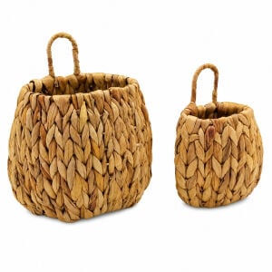 2li Set Hasır Saksı Duvar 20x22cm