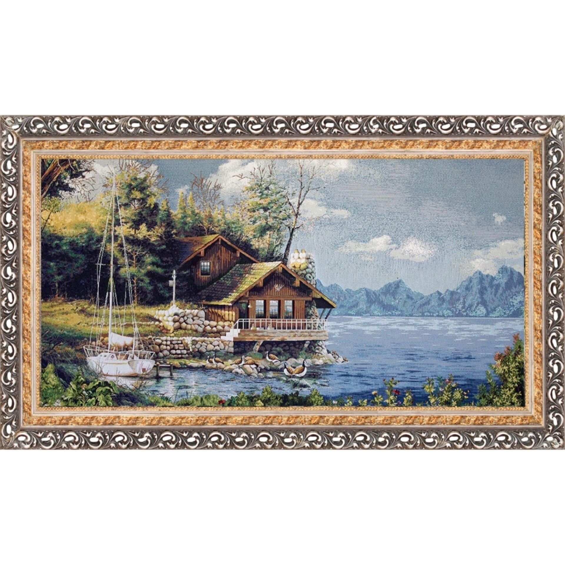 Goblen Ahşap Gölkıyısı Tablo 80x140cm