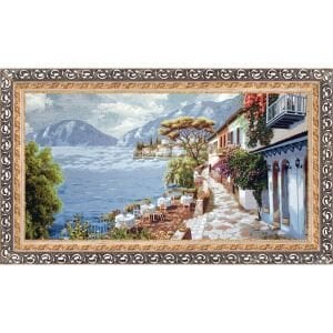 Goblen Ahşap Çerçeve Riviera 80x140cm