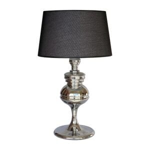 Lucca Abajur Gümüş 40x68cm