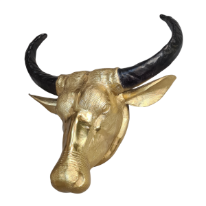 Döküm Dev Bufalo Büstü 65x75cm