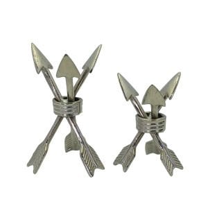 2li Set Oklar Metal Obje 15x21cm