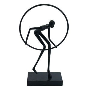 Döküm Çemberli Adam B.Boy 19x35cm