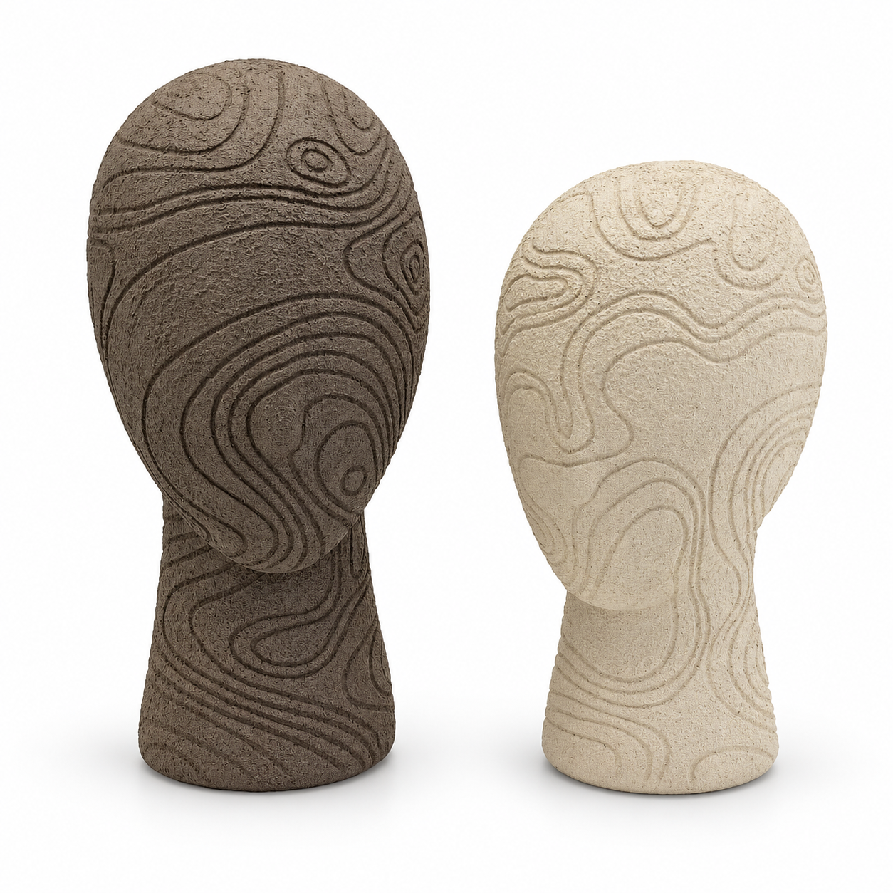 2li Set Faces Dekorafif Obje 28x12cm