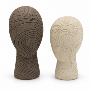 2li Set Faces Dekorafif Obje 28x12cm