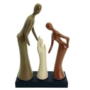 Soyut Aile Obje 21x33cm