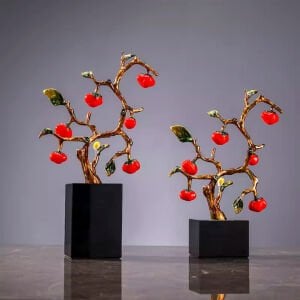 Döküm Ağaç Obje B.Boy 13x24cm