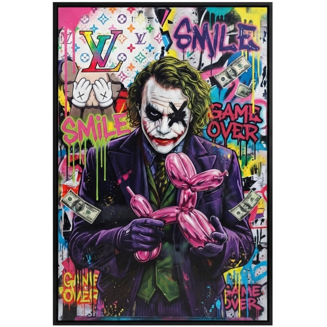 Joker PopArt Y.Boya Tablo 80x120cm