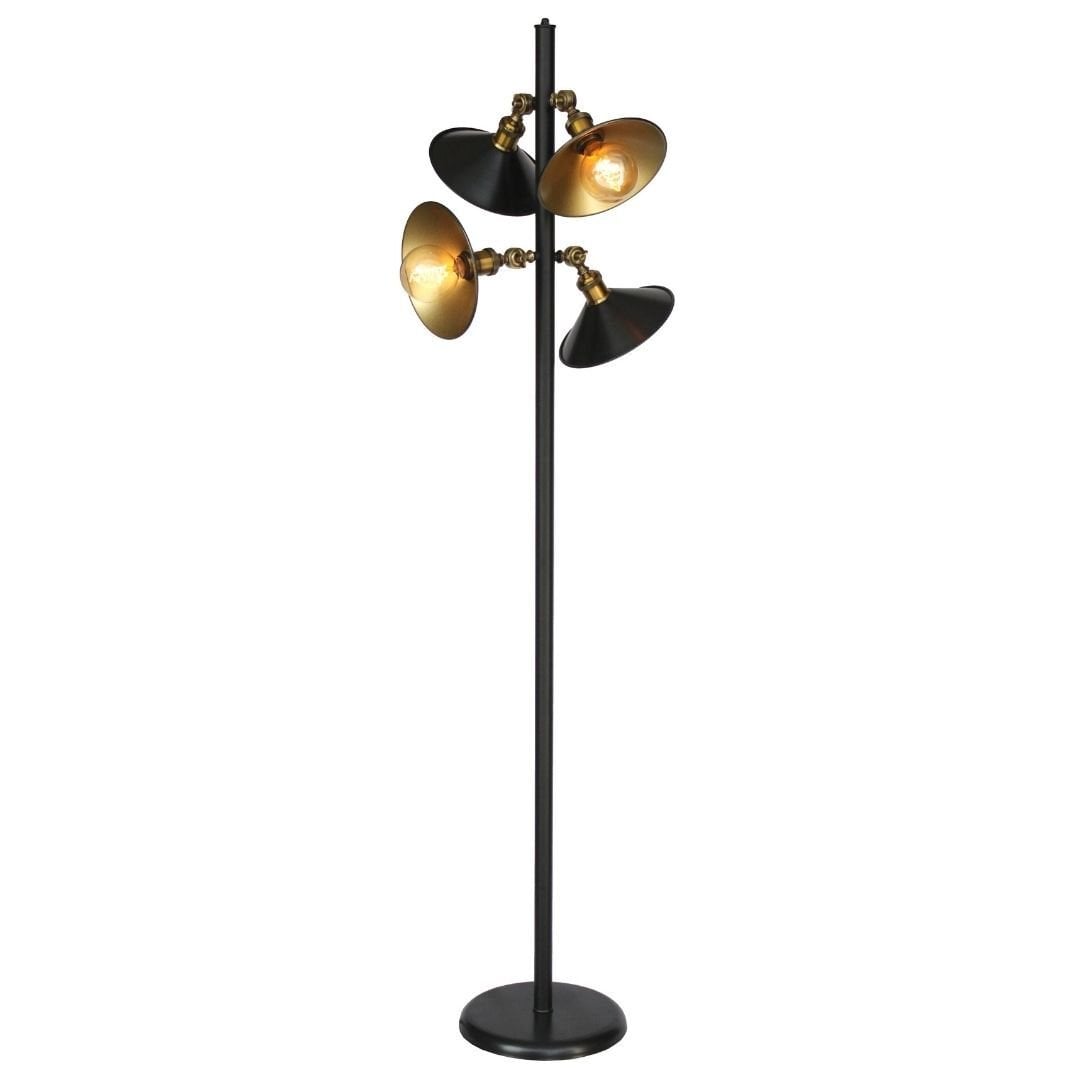 4 Mafsallı Retro Lambader 44x174cm