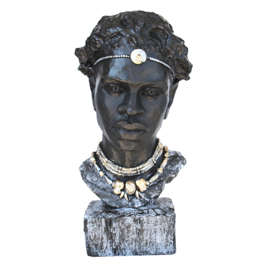 Afrikalı Erkek Büst 13x29cm