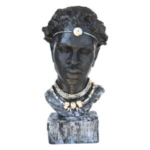 Afrikalı Erkek Büst 13x29cm