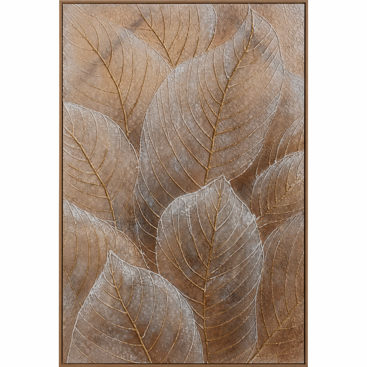 Yapraklar Rölyef Tablo 80x120cm