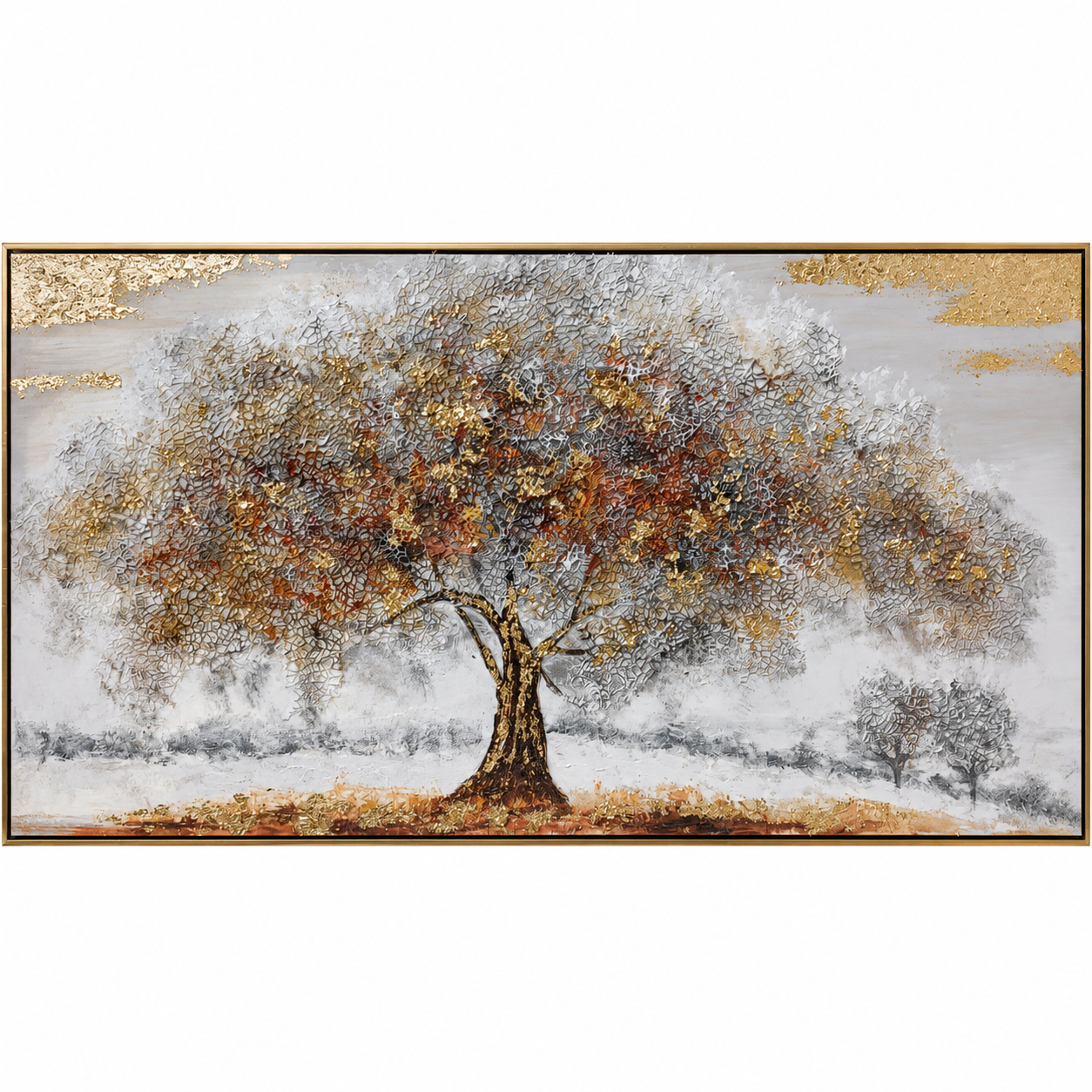 Yaşam Ağacı Rölyef Tablo 75x145cm