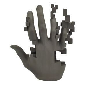 Soyut El Obje Büyük Boy 35x40cm Vizon