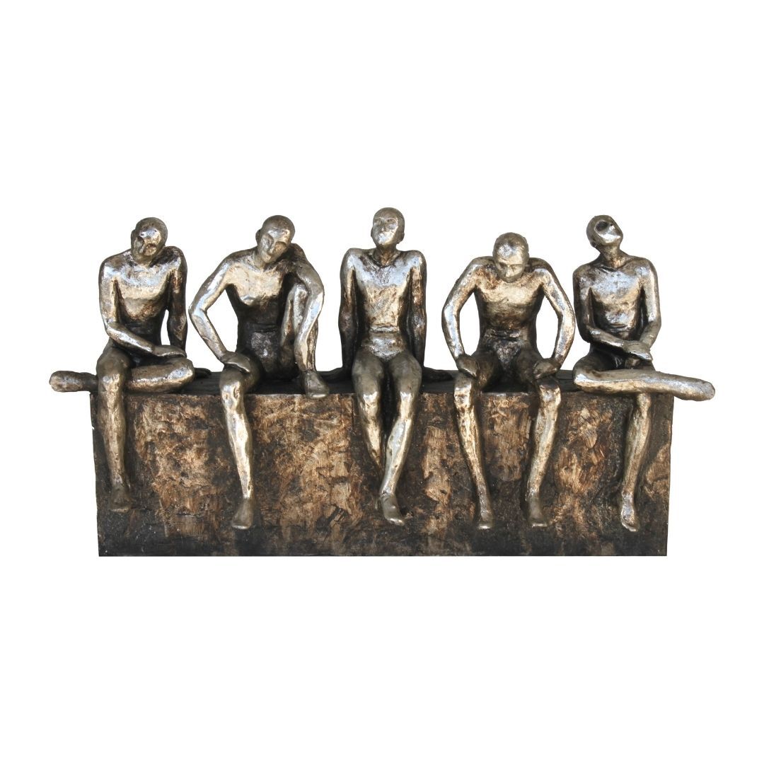 Ancona Oturan Adamlar 17x32cm