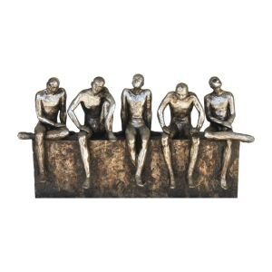 Ancona Oturan Adamlar 17x32cm