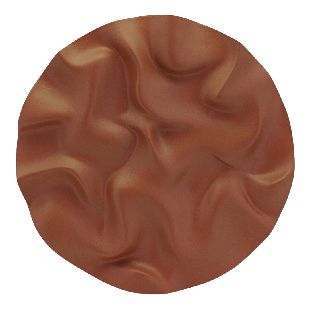 Yuvarlak Dalgalı Kremit 60cm