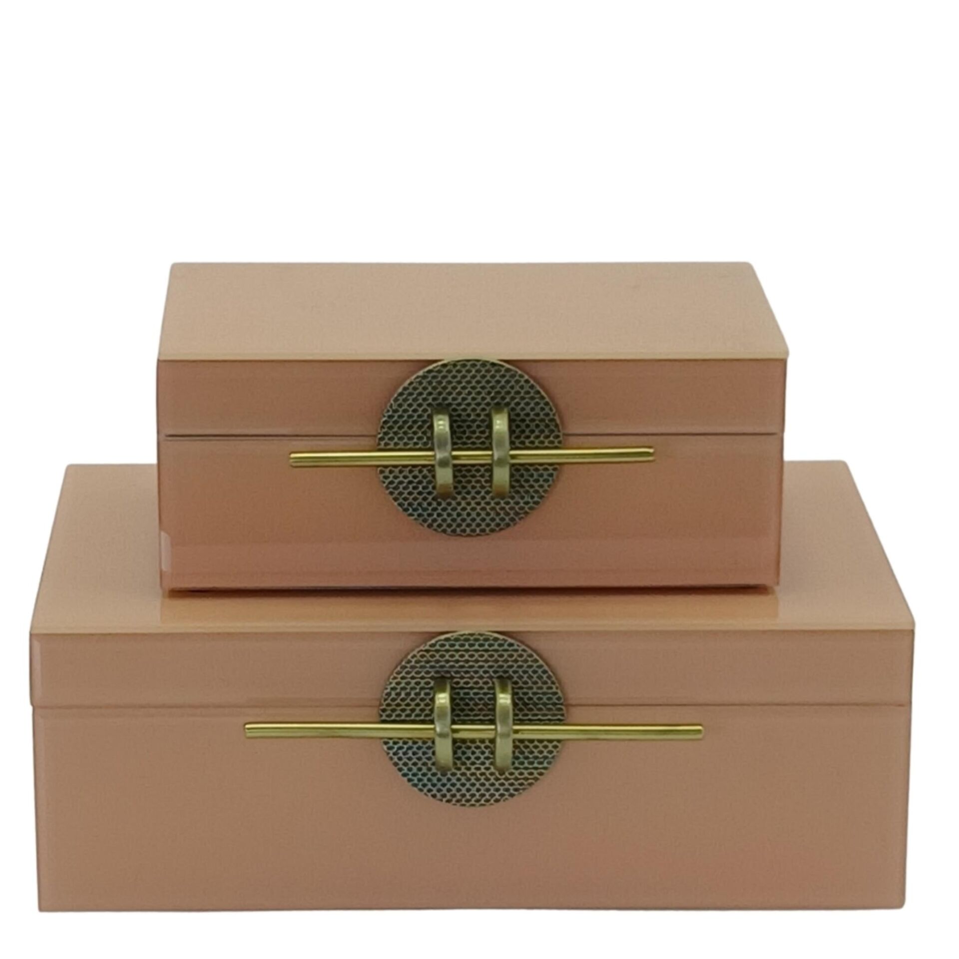 2li Set Dekoratif Kutu Somon 19x28cm