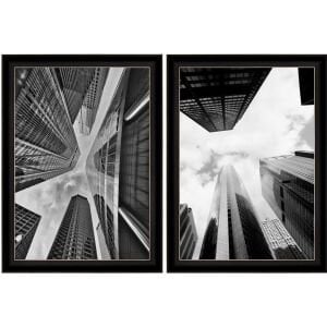 UV 2li Set Gökdelen Tablo 113x166cm