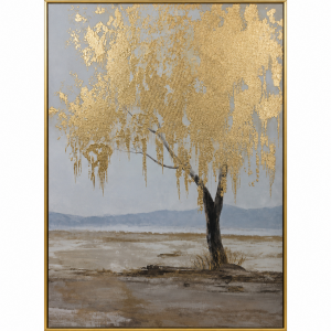 Gold Ağaç Tuval Tablo 80x120cm