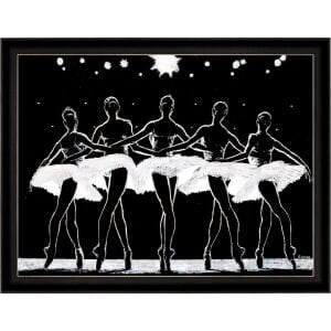 Abstre Balerin Tuval Tablo 102x132cm