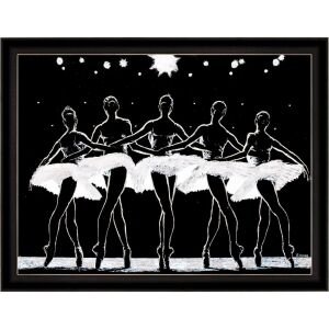 Abstre Balerin Tuval Tablo 102x132cm