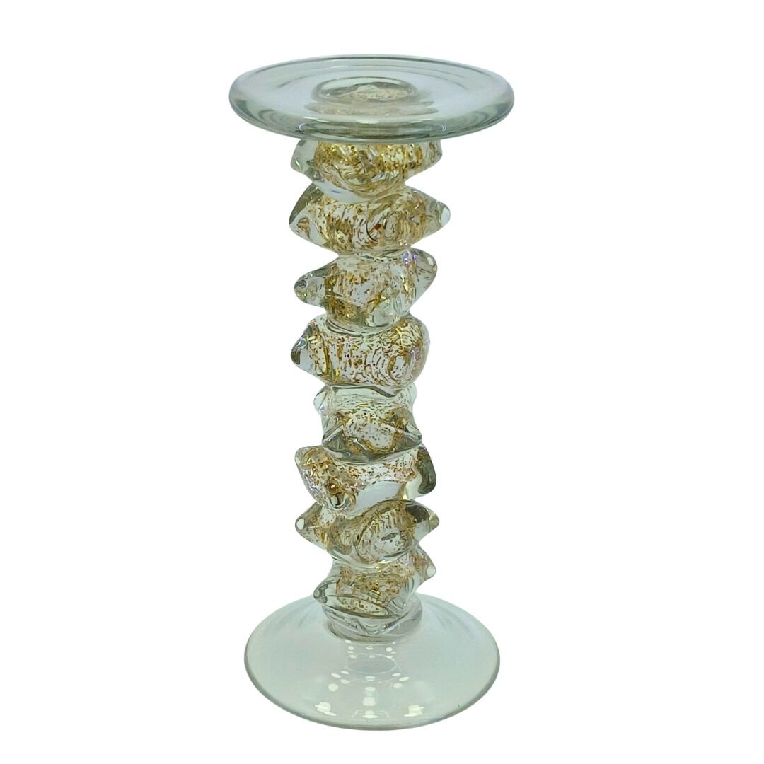 Rare Cam Şamdan Uzun 12x27cm