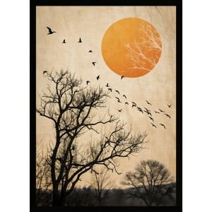 UV Gün Batımı Tablo 75x105cm