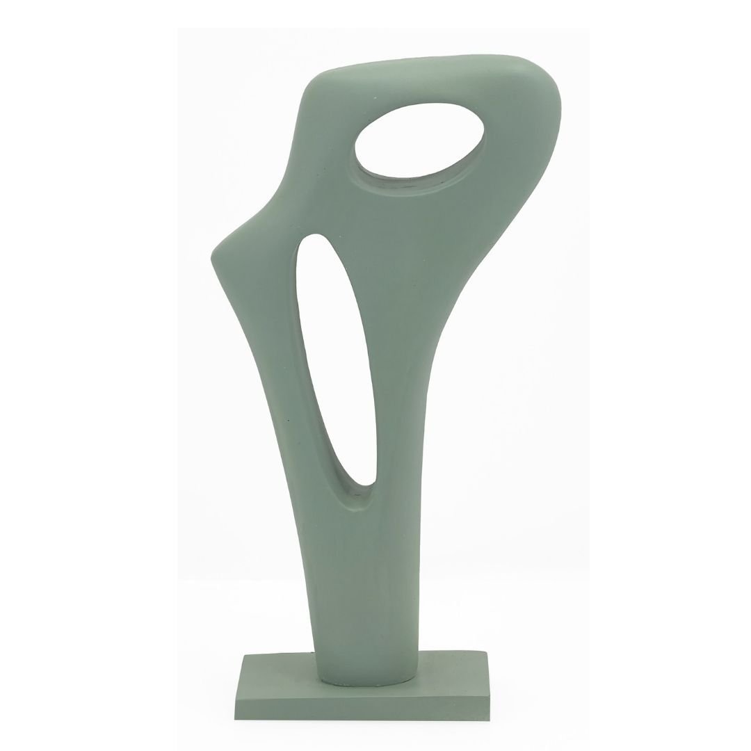 Delikli Soyut Obje 14x27cm Yeşil