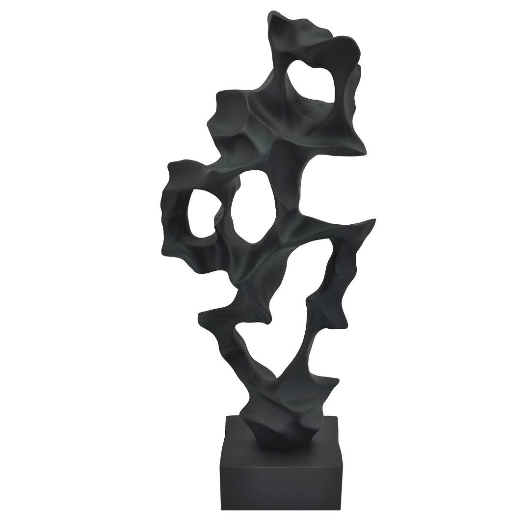 Soyut Obje 20x46cm Siyah