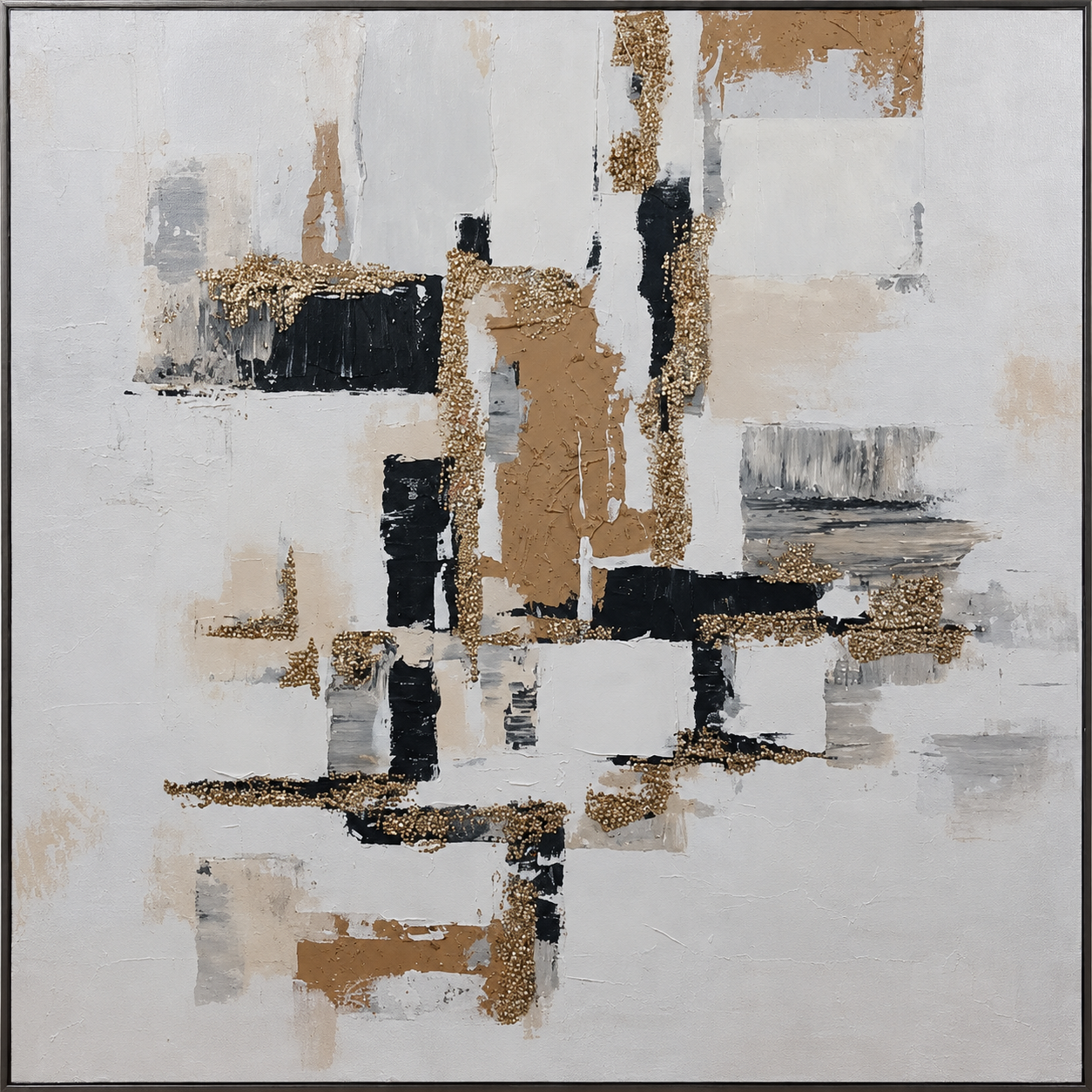 Soyut Yağlı Boya Tablo 100x100cm