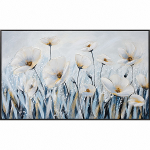 Çiçekli Rölyef Tablo 80x120cm