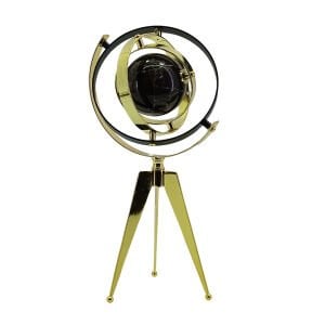 Gold Ayaklı Küre Obje 16x32cm