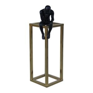 Metal Standlı Düsünen Adam 3| 14x33cm