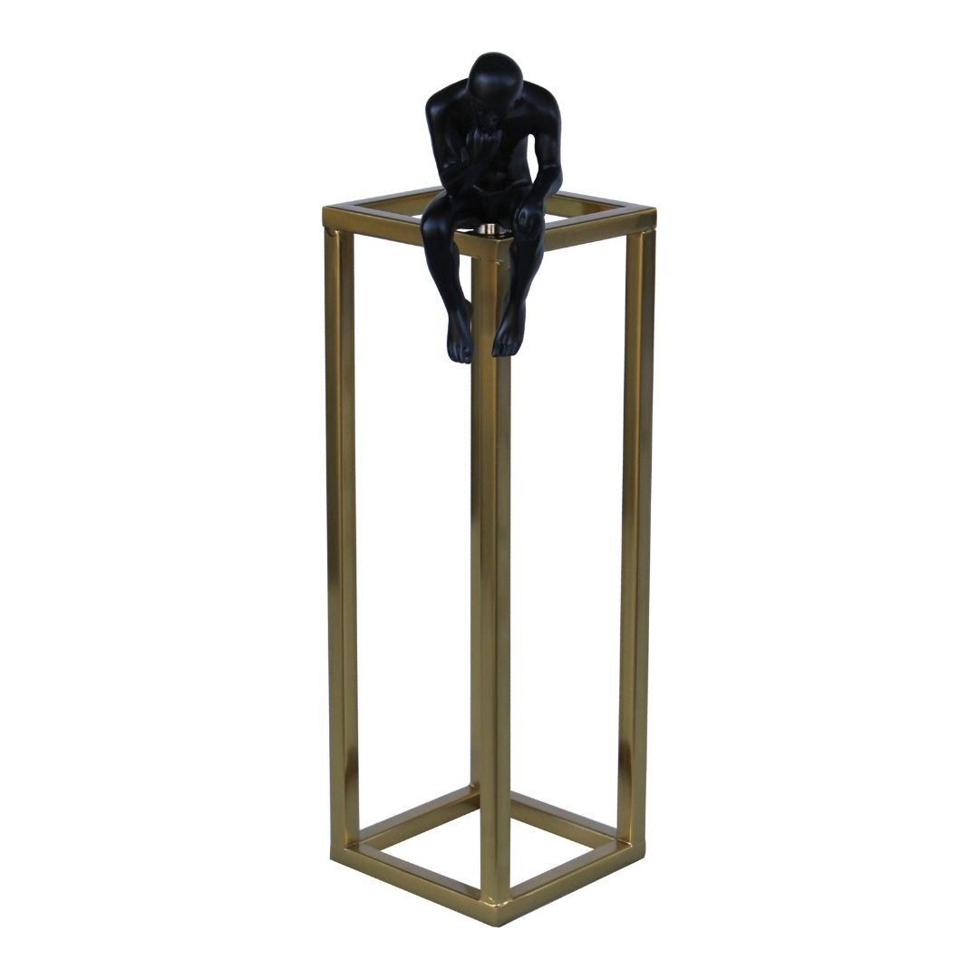 Metal Standlı Düsünen Adam 4| 14x38cm
