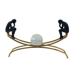 Metal Standlı Düsünen Adamlar 22x43cm