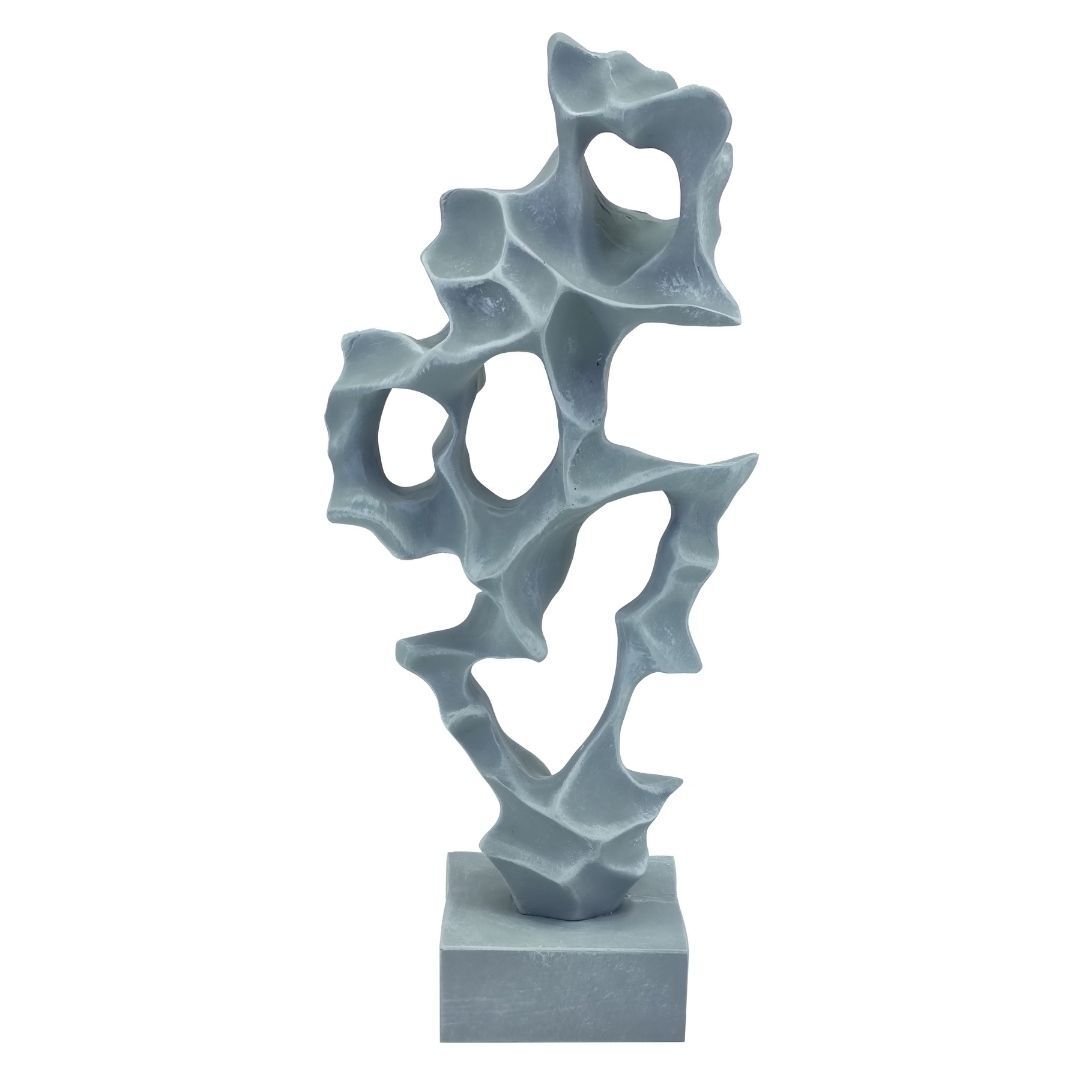 Soyut Obje 20x46cm Taş Rengi