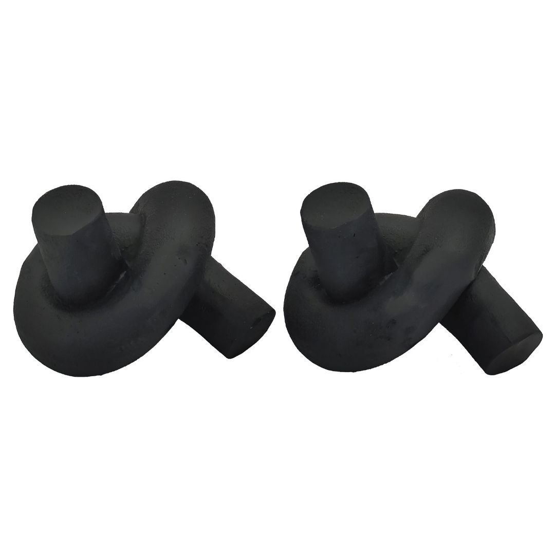 2li Set Düğüm Obje 9x12cm Siyah