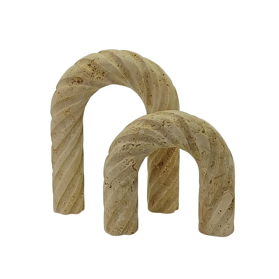 2li Set Traverten Obje 18x23cm