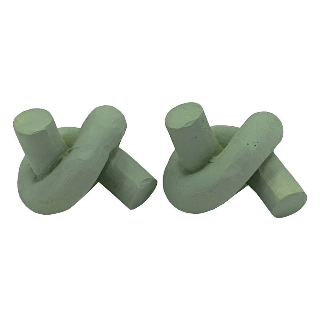 2li Set Düğüm Obje 9x12cm Yeşil