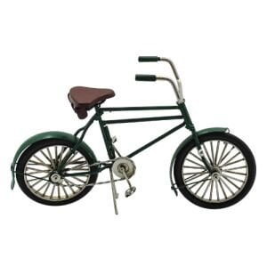 Retro Metal Bisiklet Yeşil 14x22cm