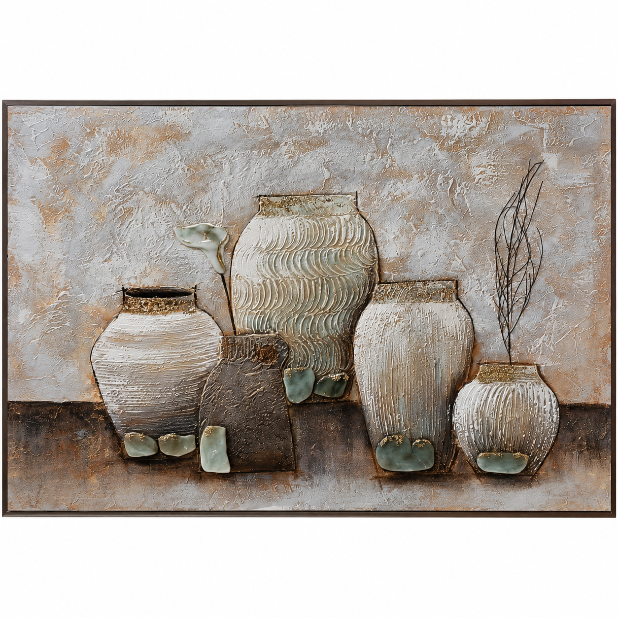 Doğal Taşlı Rölyef Tablo 80x120cm