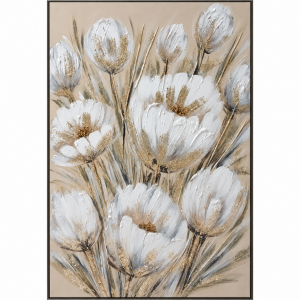 Çiçekler Y.Boya Tuval Tablo 80x120cm