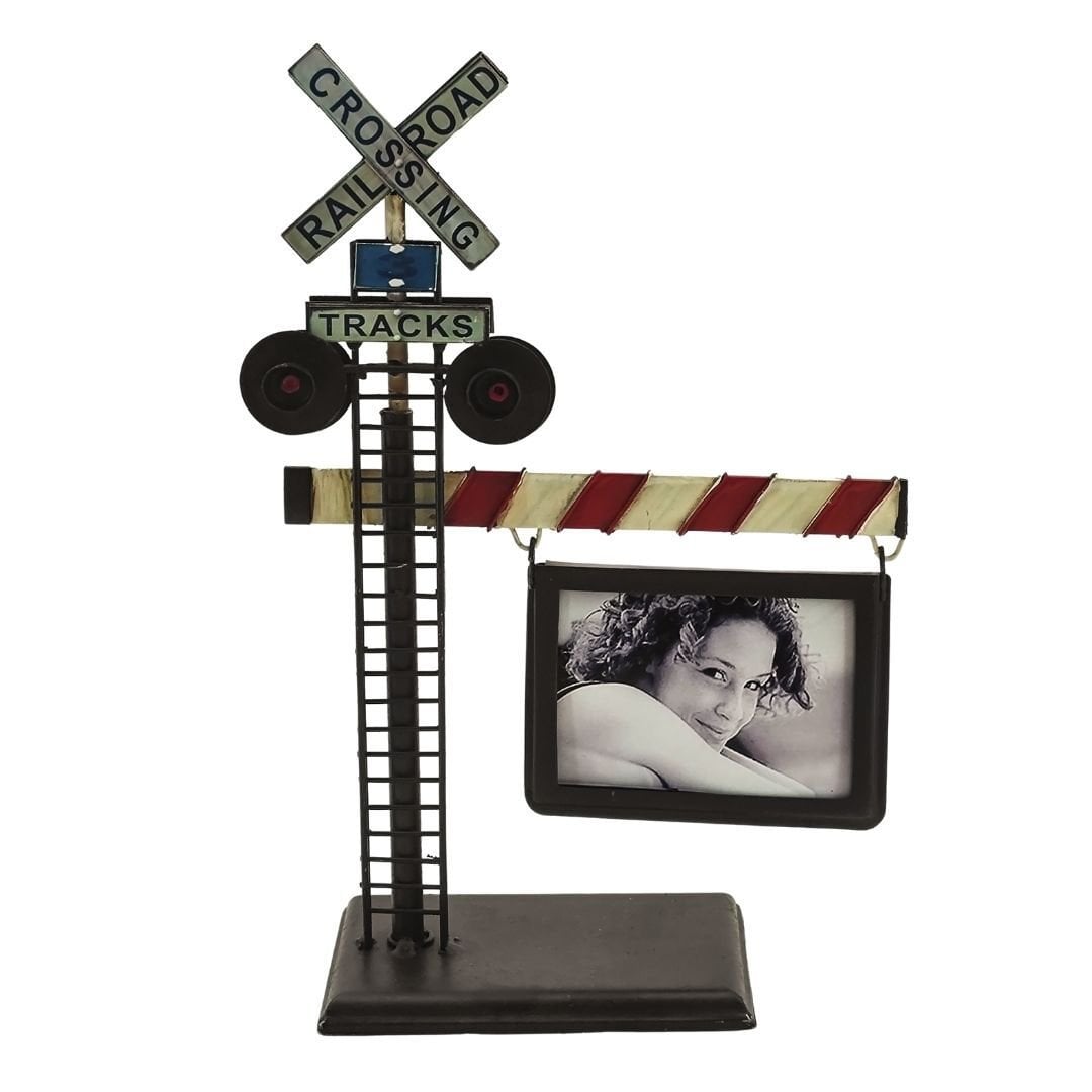 Retro Metal Çerçeve Yön Levhası 18x27cm