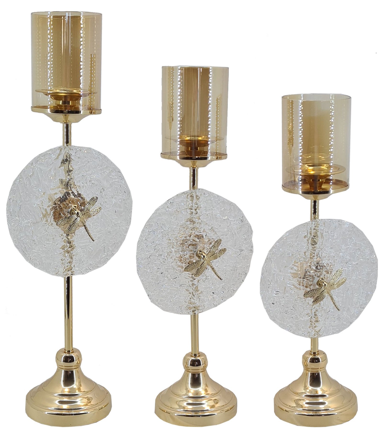 3lü Set Yusufçuk Şamdan 20x60cm